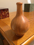 Cherry Wood Bud Vase