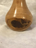 Solid Apple Live Edge Bud Vase