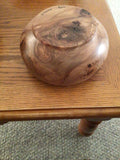 Solid Apple Wood Bowl