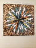 Hemlock Wood Wall Hanging Artwork Handmade Original Design