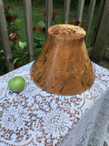 Spalted Cherry Wood Fruit Bowl Hand Turned