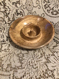 Spalted Maple Wood Hand Turned Jewelry Bowl