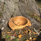 Spalted Maple Hand Turned Wood Bowl