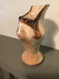 Live Edge Ash wood Hand Turned Vase Stunning Art