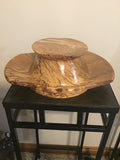 Spalted Maple Hand Turned Wood Bowl