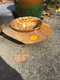 Spalted Maple Hand Turned Wood Bowl