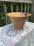 Spalted Cherry Wood Fruit Bowl Hand Turned