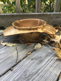 Spalted Maple Hand Turned Wood Bowl