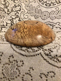 Spalted Maple Wood Hand Turned Jewelry Bowl