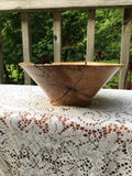 Spalted Maple Hand Turned Natural Edge Bowl