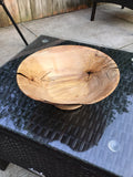 Spalted Maple Hand Turned Natural Edge Bowl