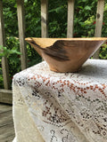 Spalted Maple Hand Turned Natural Edge Bowl