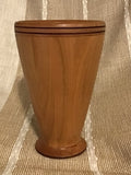 Maple and Cherry Wood Hand Turned Vase