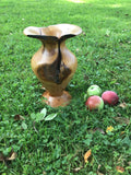 Apple Wood Vase with Branch Inclusions