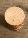 Hand turned Segmented Maple,  Ash, Cherry and Oak Wood Vase