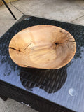 Spalted Maple Hand Turned Natural Edge Bowl